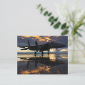 Schönes Flugzeug Postkarte (Stehend Vorderseite)