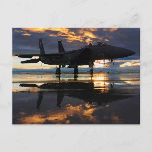 Schönes Flugzeug Postkarte (Vorderseite)