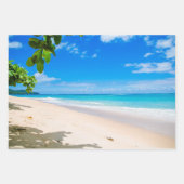 Schönes Foto an einem sonnigen tropischen Strand Geschenkpapier Set (Vorderseite 2)