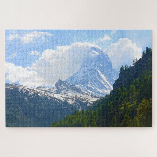 Schönes Foto des Matterhorns Puzzle (Horizontal)