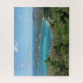 Schönes Foto des Tropical Caribbean Beach Paradise Puzzle (Vertikal)