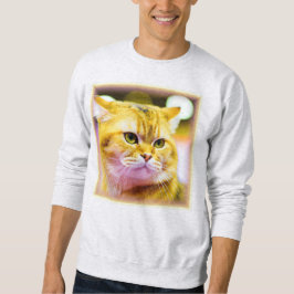 Schönes Foto einer Niedlichen Katze . Jetzt kaufen Sweatshirt