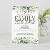 Schönes Foto Einladung (Stehend Vorderseite)