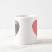 Schönes Foto für die Tasse von Couple Inside Heart (Mittel)