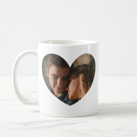 Schönes Foto für die Tasse von Couple Inside Heart (Links)