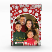 Schönes Foto für Familien Frohe Weihnachten Foto B (Vorderseite)