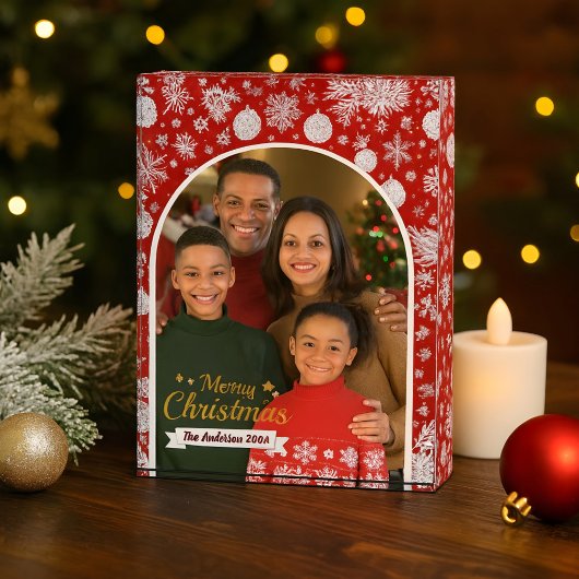 Schönes Foto für Familien Frohe Weihnachten Foto B