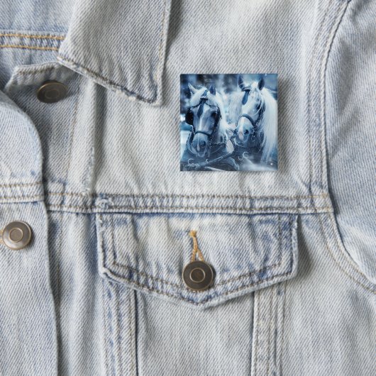 Schönes Foto für Pferde im Winter Button (Beispiel)