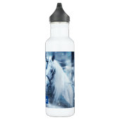 Schönes Foto für Pferde im Winter Edelstahlflasche (Rechts)