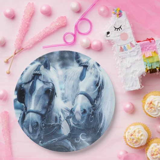 Schönes Foto für Pferde Pappteller (Party)