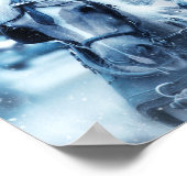 Schönes Foto für Pferde Poster (Ecke)