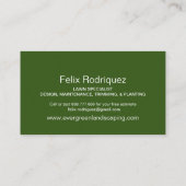 Schönes Foto II Landschaftsbild Visitenkarte (Rückseite)