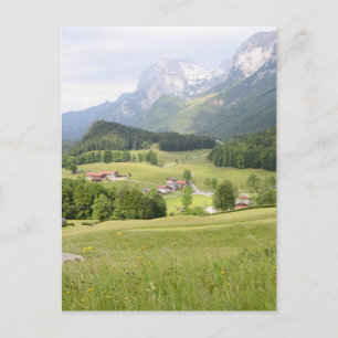 Schönes Foto in den Schweizer Alpen Postkarte