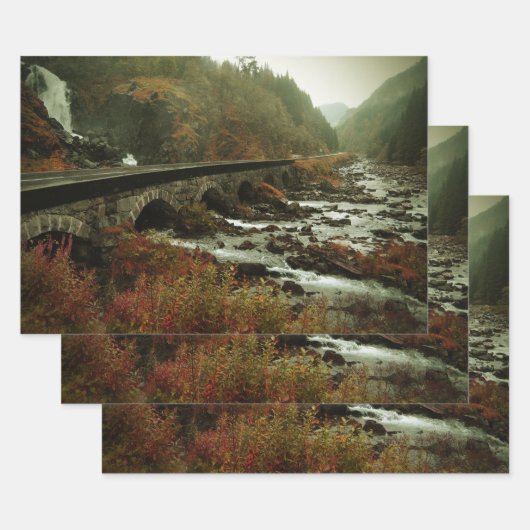 Schönes Foto Landschaftlich Natur Geschenkpapier Set (Set)