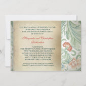 schönes Foto zum 60. Hochzeitstag Einladung (Rückseite)