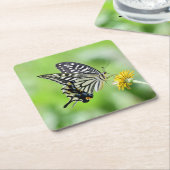 Schönes Frack Butterfly Rechteckiger Pappuntersetzer (angewinkelt)