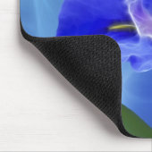 Schönes Fraktal Iris und seine Bedeutung Mousepad (Ecke)