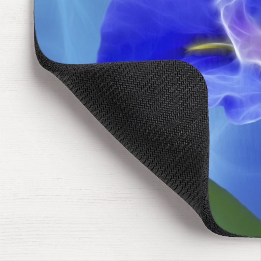 Schönes Fraktal Iris und seine Bedeutung Mousepad (Ecke)