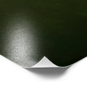 Schönes Fraktal Pines in der Nebelfrühlingsabend Fotodruck (Ecke)