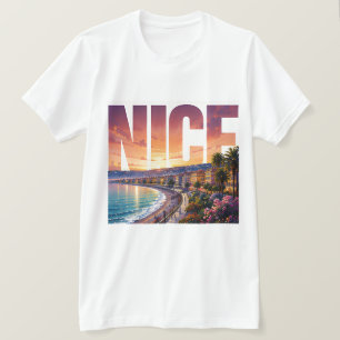 Schönes Frankreich Reise Riviera Küstenparadies T-Shirt
