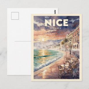 Schönes Frankreich Vintage Reise Postkarte