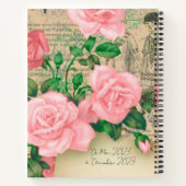 Schönes französisches Journal Notizblock (Rückseite)