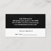 Schönes Frauenhaus | Salon Terminkarte (Rückseite)