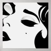 Schönes Frauenposter Poster (Vorne)