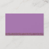 Schönes Frauensymbol Visitenkarte (Rückseite)