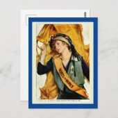 Schönes Frauenwahlrecht 1915 Postkarte (Vorne/Hinten)