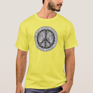 Schönes Friedenszeichen an der Vorderseite, TVUC a T-Shirt