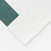 Schönes Friedlicher See Red Canoe Boat Fleecedecke (Ecke)