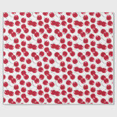 Schönes frisches Rotkrebsmuster Geschenkpapier (Flach)