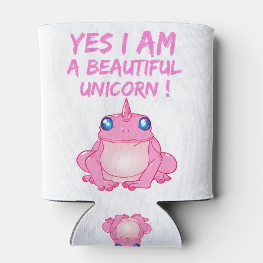 SCHÖNES FROG PINK UNICORCORD DOSENKÜHLER (Rückseite)