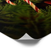 Schönes frohes Weihnachten Poster (Ecke)
