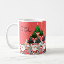 Schönes fröhliches Weihnachtsdesign Kaffeetasse