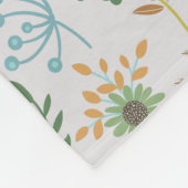 Schönes Frühjahrsmuster Fleecedecke (Ecke)