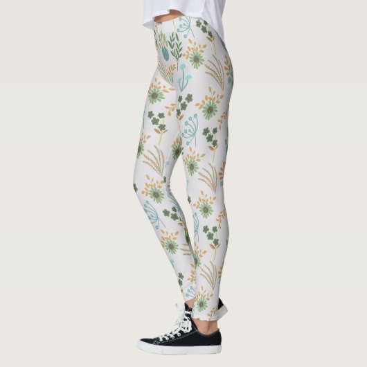 Schönes Frühjahrsmuster Leggings (Links)
