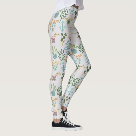 Schönes Frühjahrsmuster Leggings (Rechts)