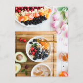 schönes Frühstück Postkarte (Vorderseite)