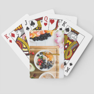 schönes Frühstück Spielkarten