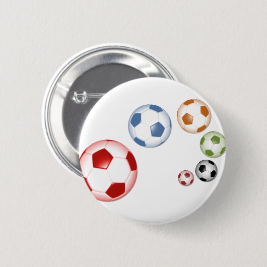 Schönes Fußball-Set Button (Vorne & Hinten)