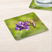 Schönes Fütternd Bienen-Untersetzer-Set Rechteckiger Pappuntersetzer (angewinkelt)
