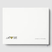 schönes Gästebuch für ein unvergessliches Ereignis (Rückseite)