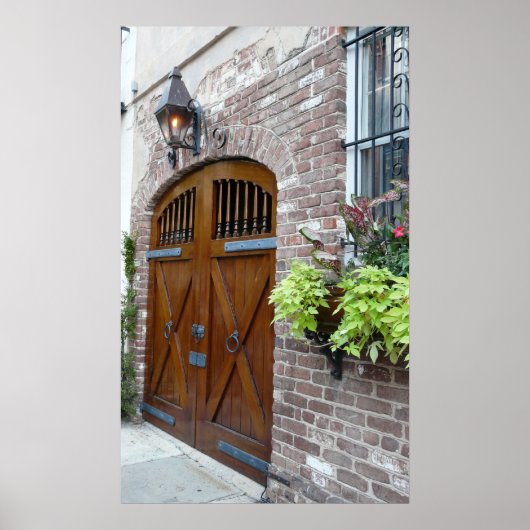 Schönes Gateway in Charleston Poster (Vorne)