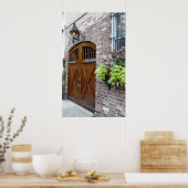 Schönes Gateway in Charleston Poster (Küche)