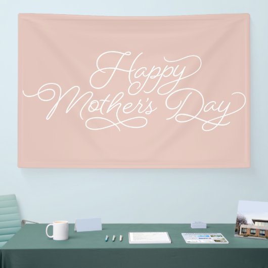 Schönes, geblüht Happy Mother Day-Skript Banner (Messe)