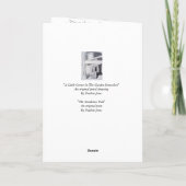 Schönes Gedicht und Stillleben Gartenwerkzeuge Kun Karte (Rückseite)