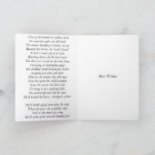 Schönes Gedicht und Stillleben Gartenwerkzeuge Kun Karte (Innenseite)