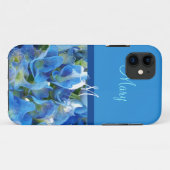 Schönes Gehäuse mit Hydrangean-Blume Case-Mate iPhone Hülle (Rückseite (Horizontal))